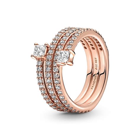 gold rings from pandora|14k rose gold pandora rings.